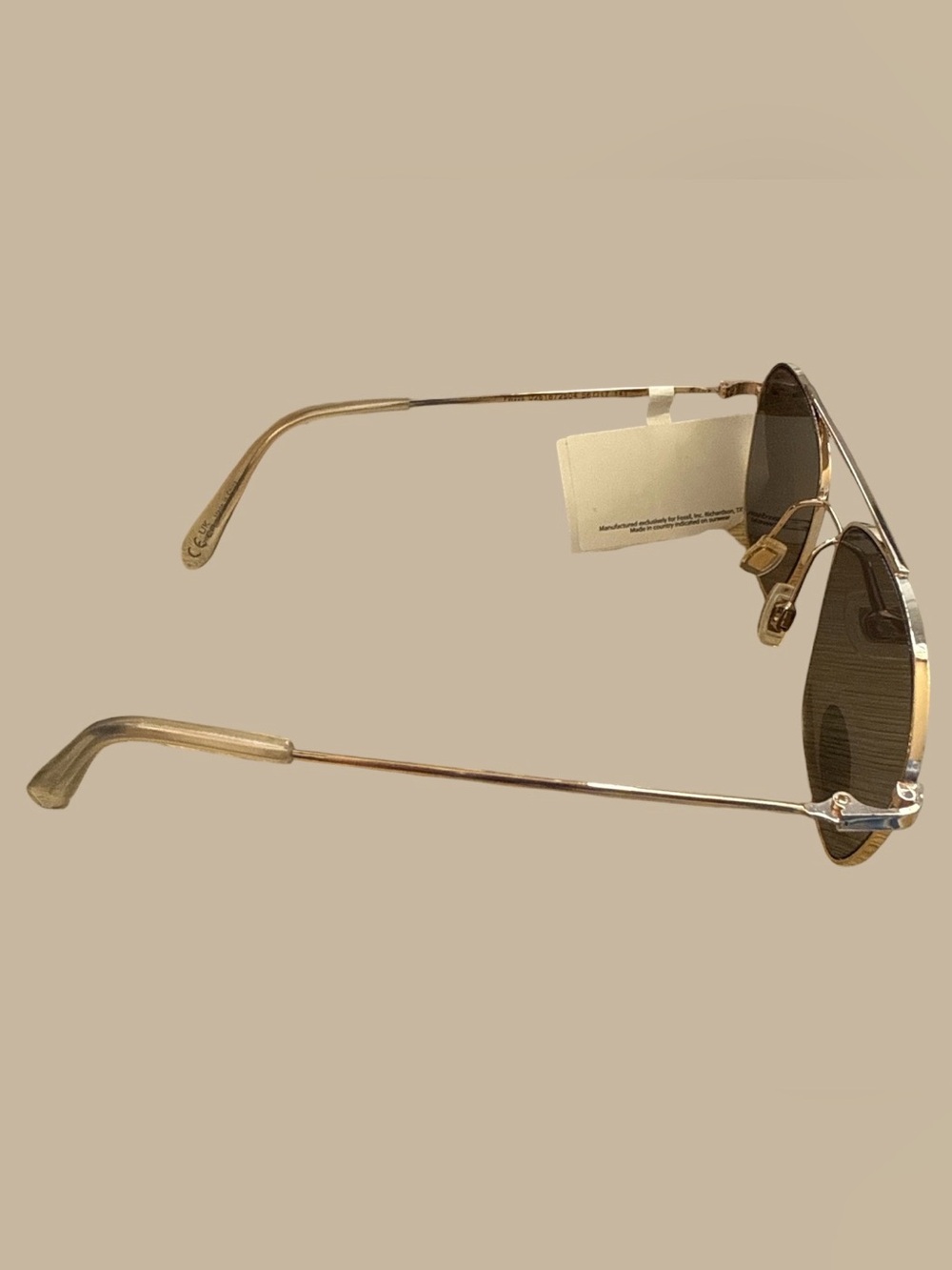 Fossil Unisex Geometric Square Sunglasses